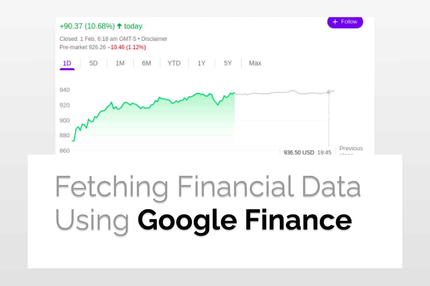 Google Finance: How to Track Stocks in Google Sheets