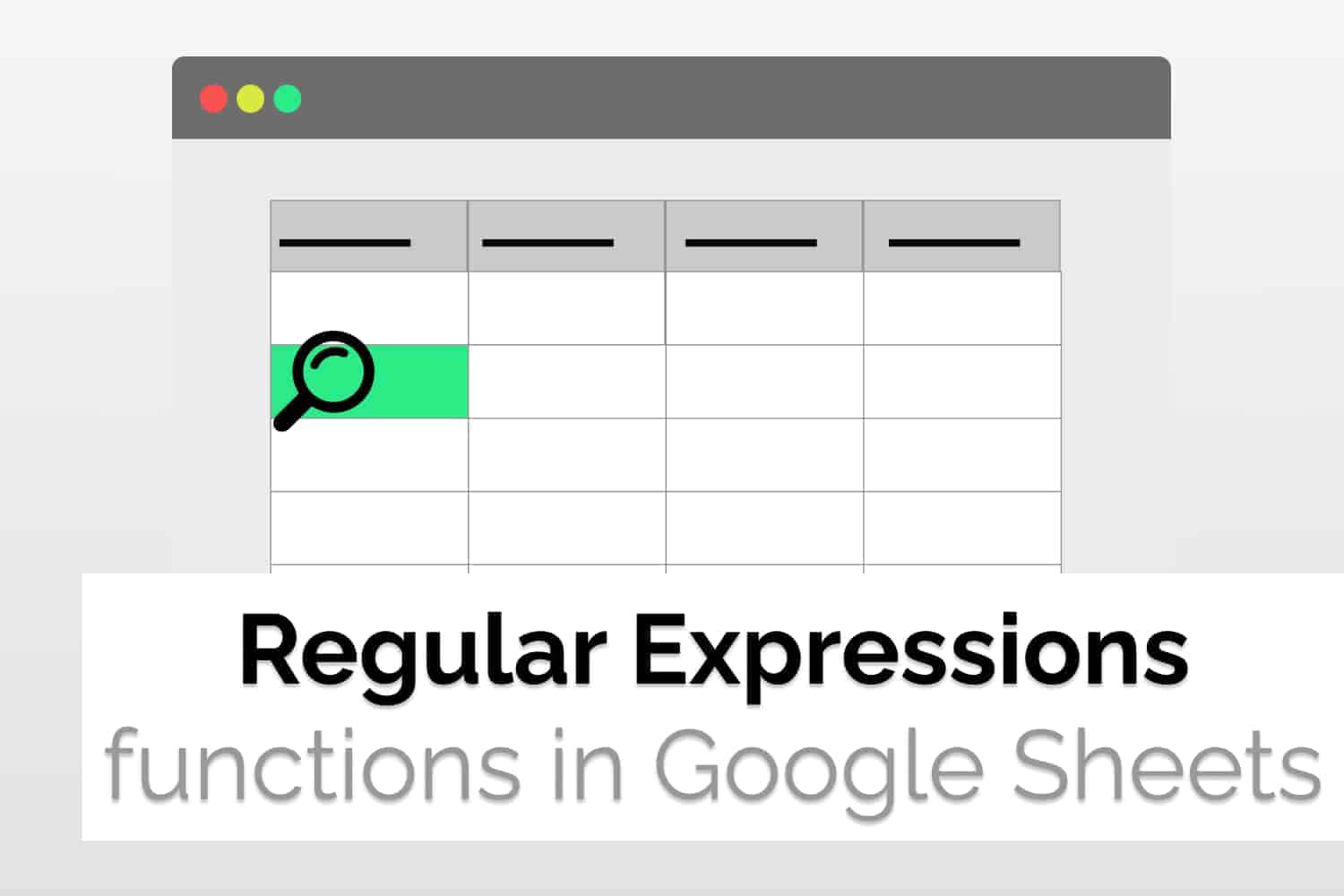 RegEx Formulas In Google Sheets | Easy Guide