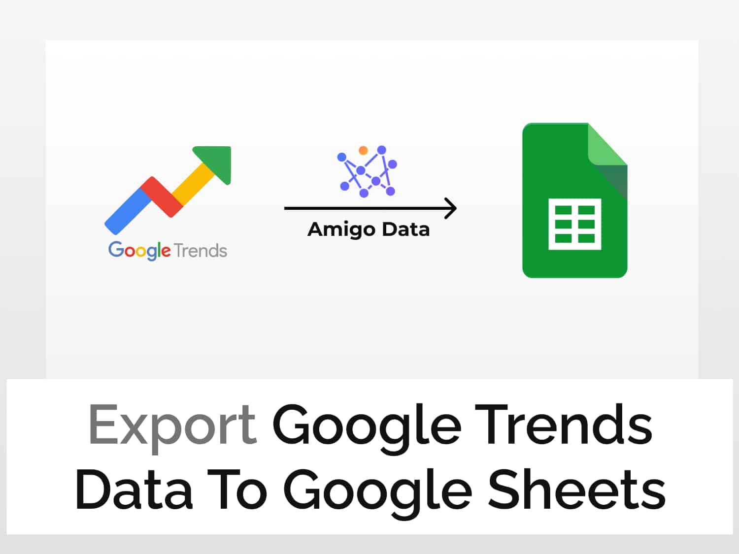 Export data from Google Trends to Google Sheets
