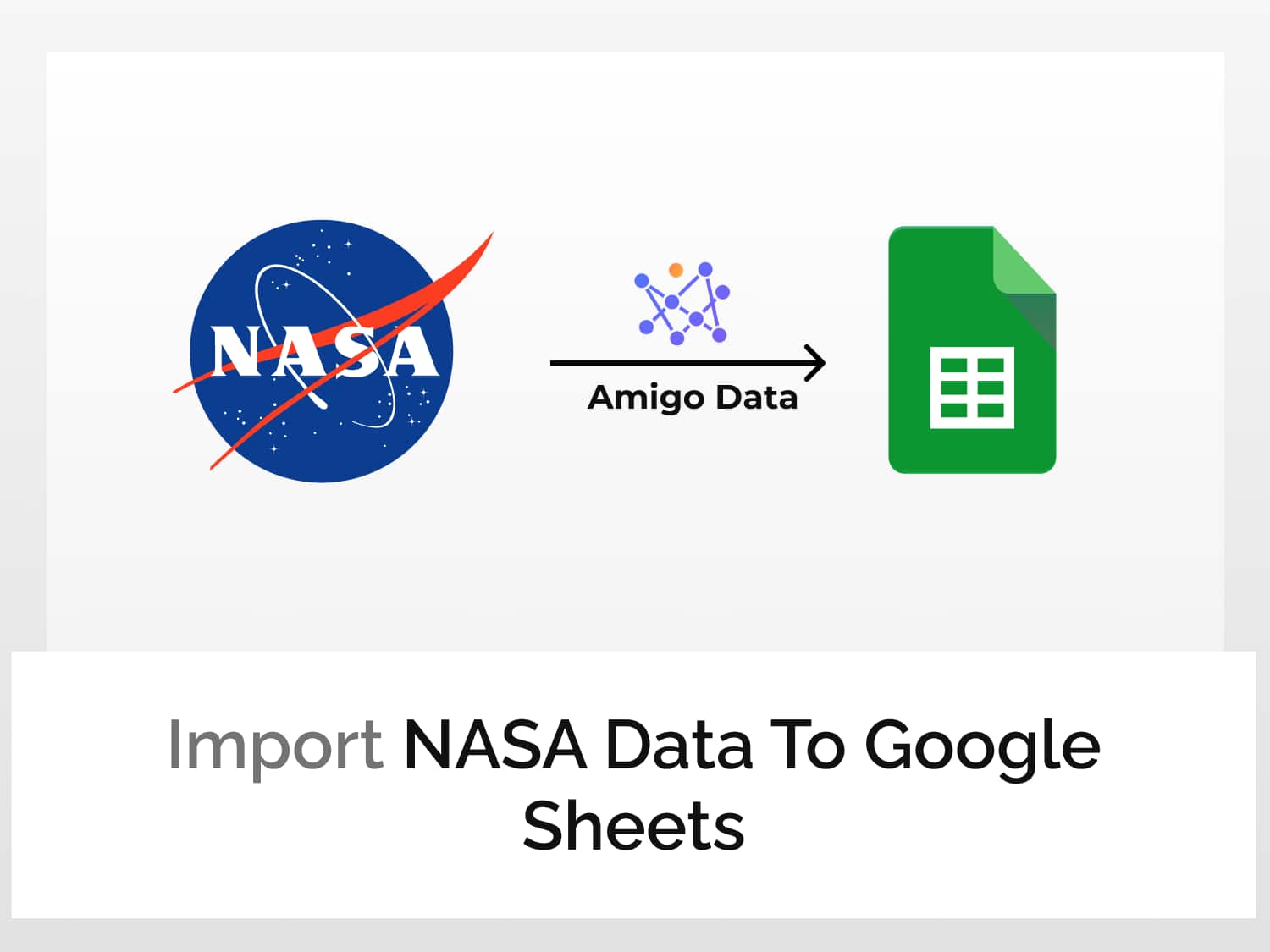 How to import NASA data to Google Sheets