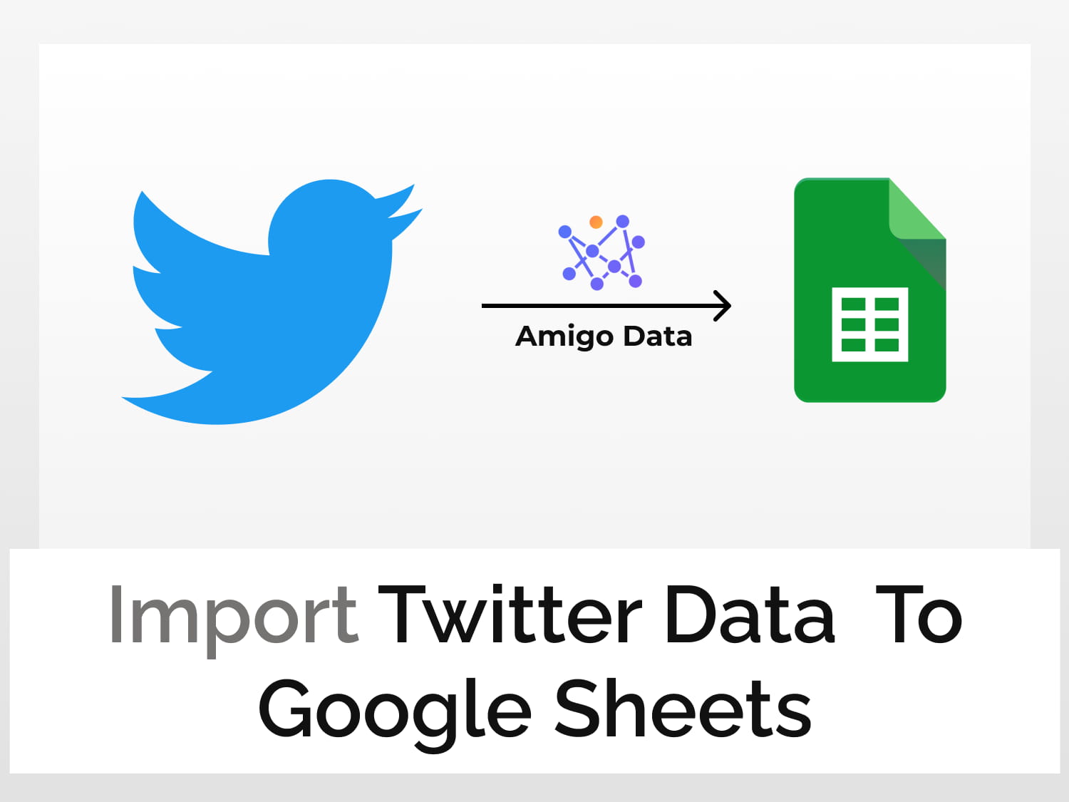 How to import Twitter data to Google Sheets