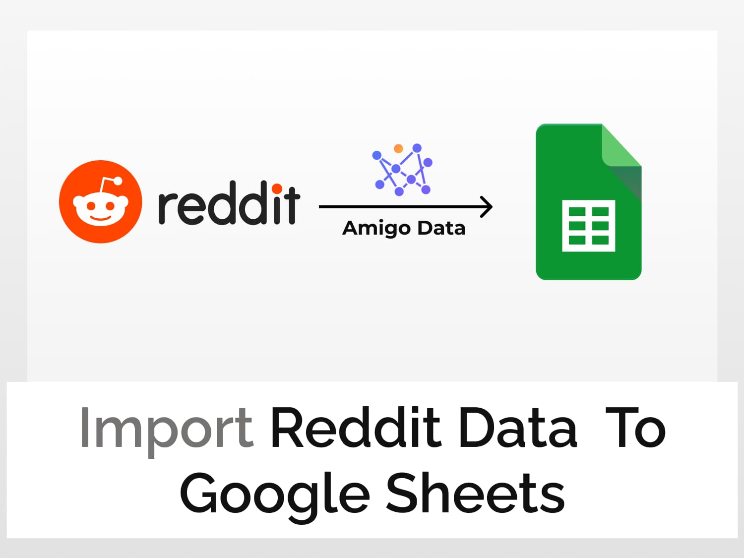 How to Iimport Reddit data to Google Sheets