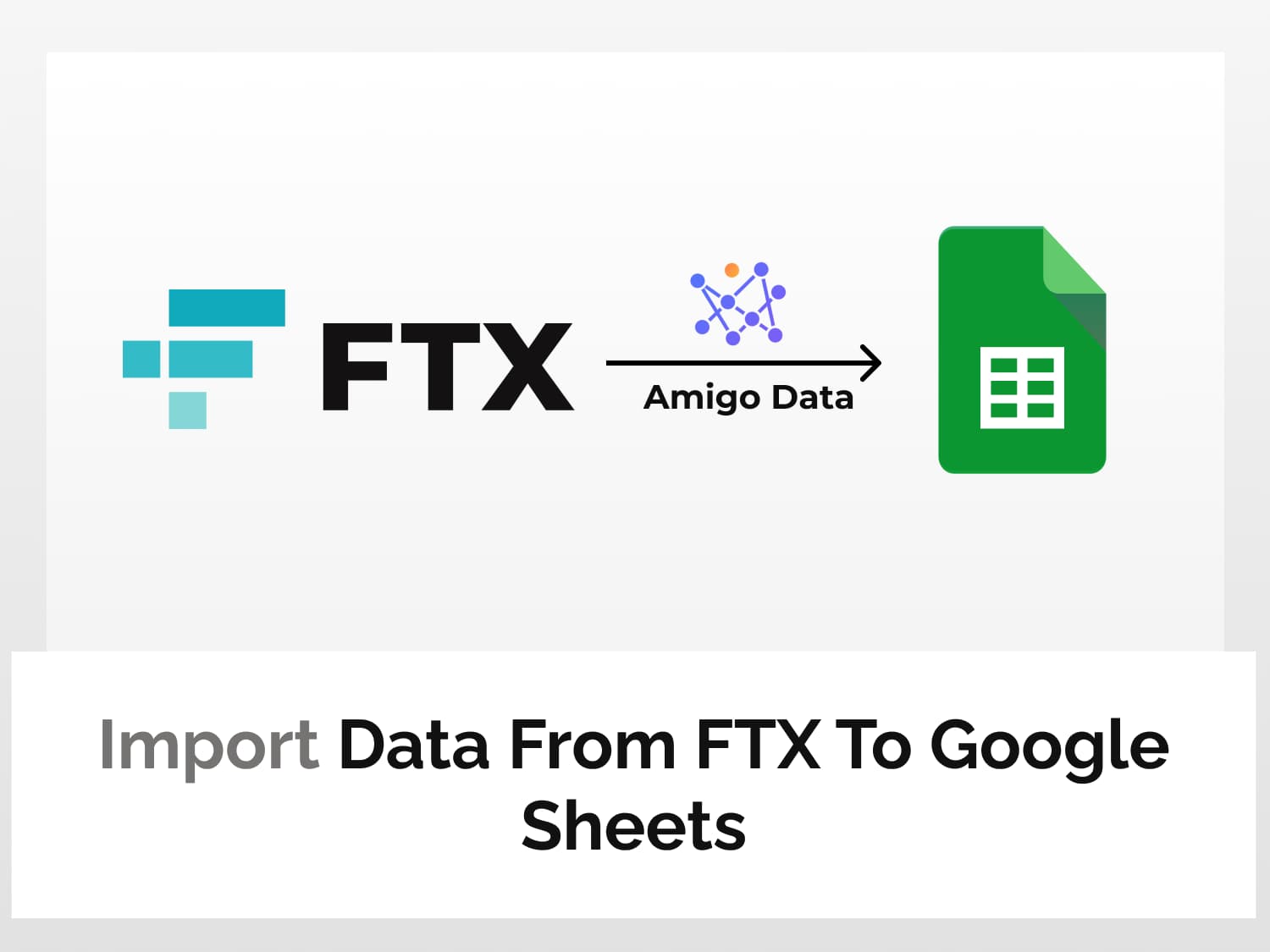 Pull market data from FTX to Google Sheets
