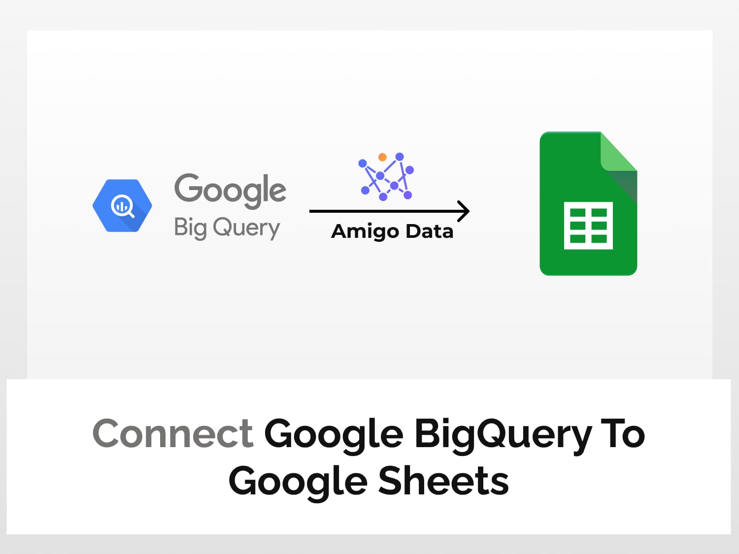 Connect and transfer data from BigQuery to Google Sheets