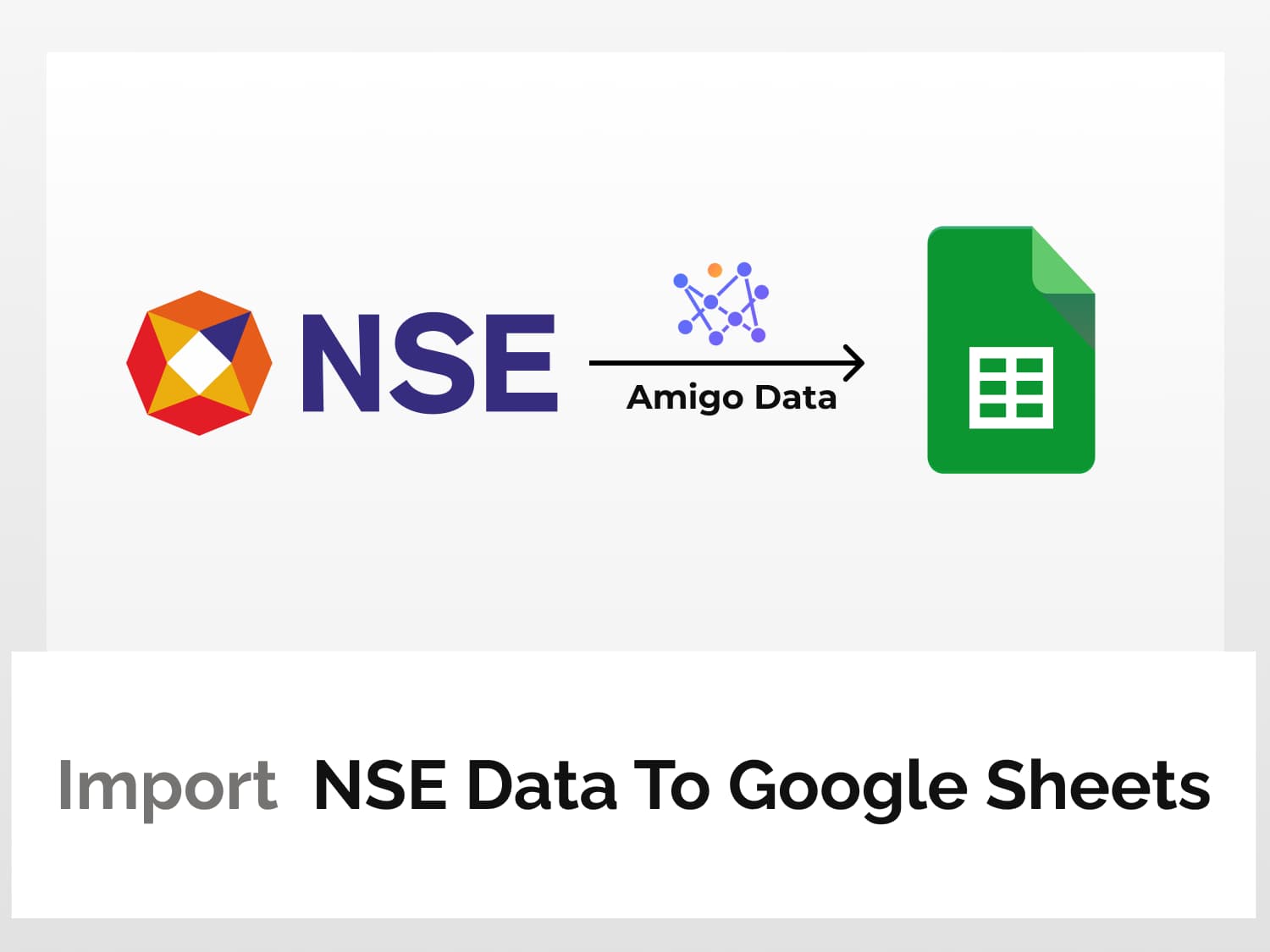 Import NSE data to Google Sheets