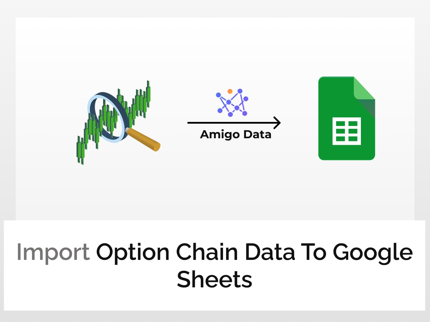Import option chain data to Google Sheets