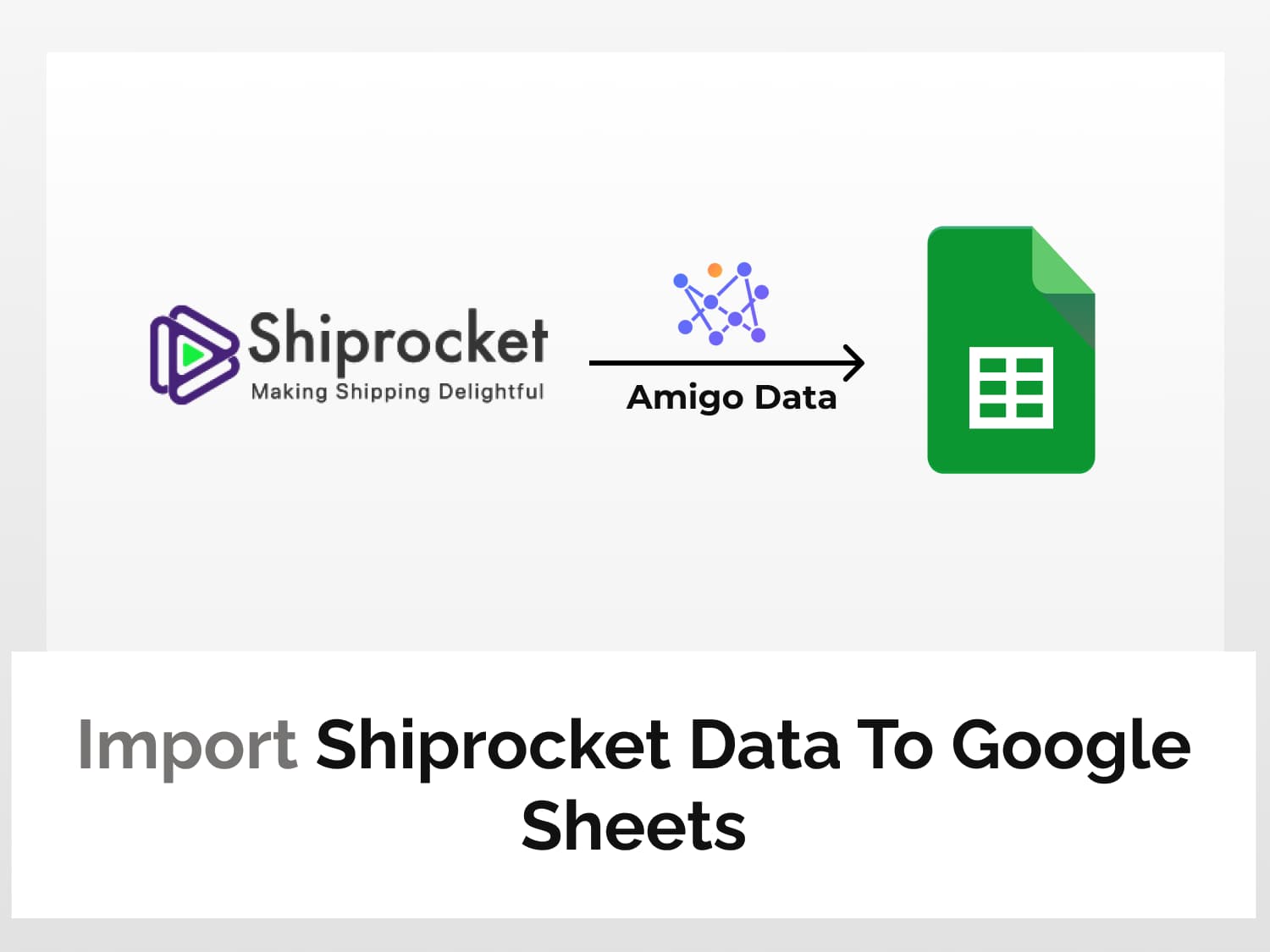 Import Shiprocket data to Google Sheets