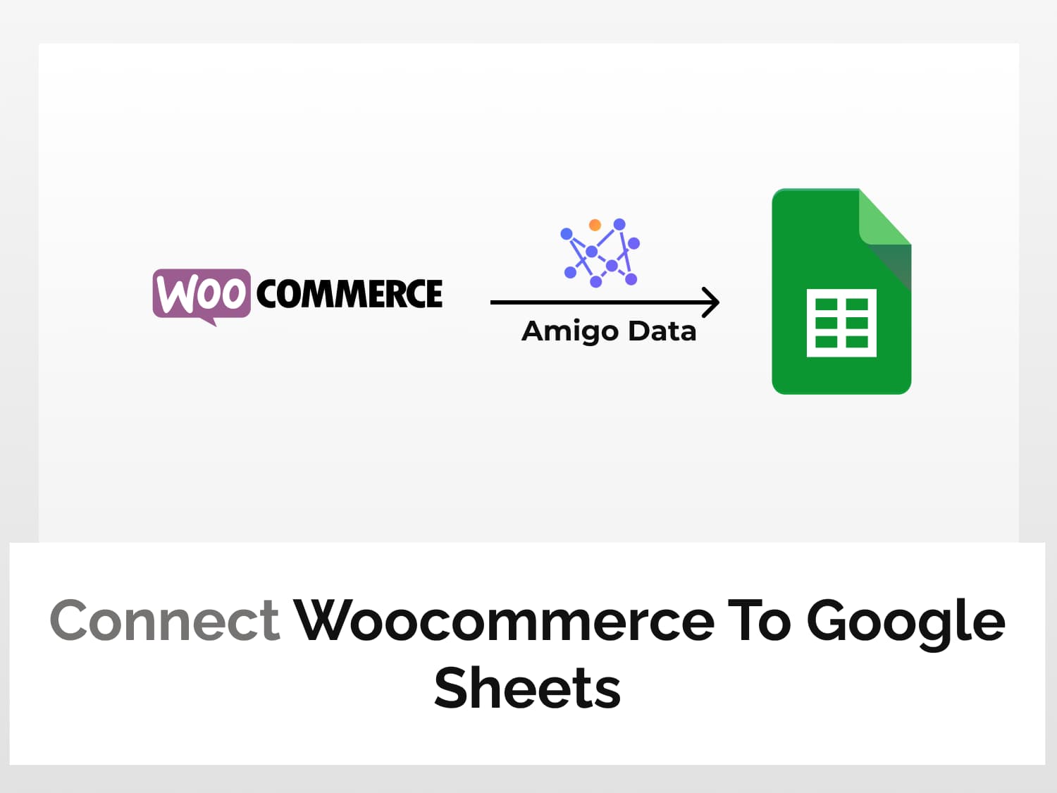 How to connect Woocommerce to Google Sheets