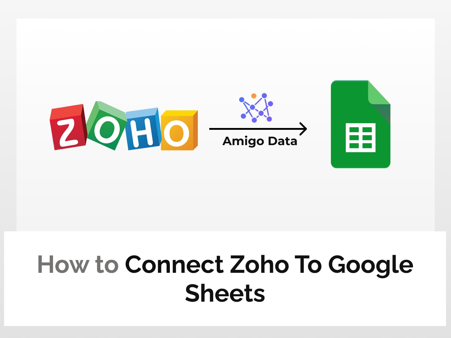 How to connect Zoho to Google Sheets