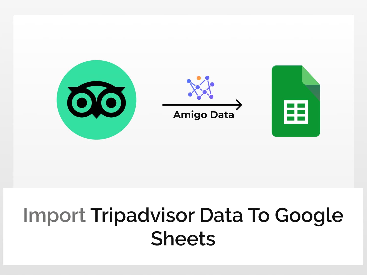 Import Tripadvisor data to Google Sheets