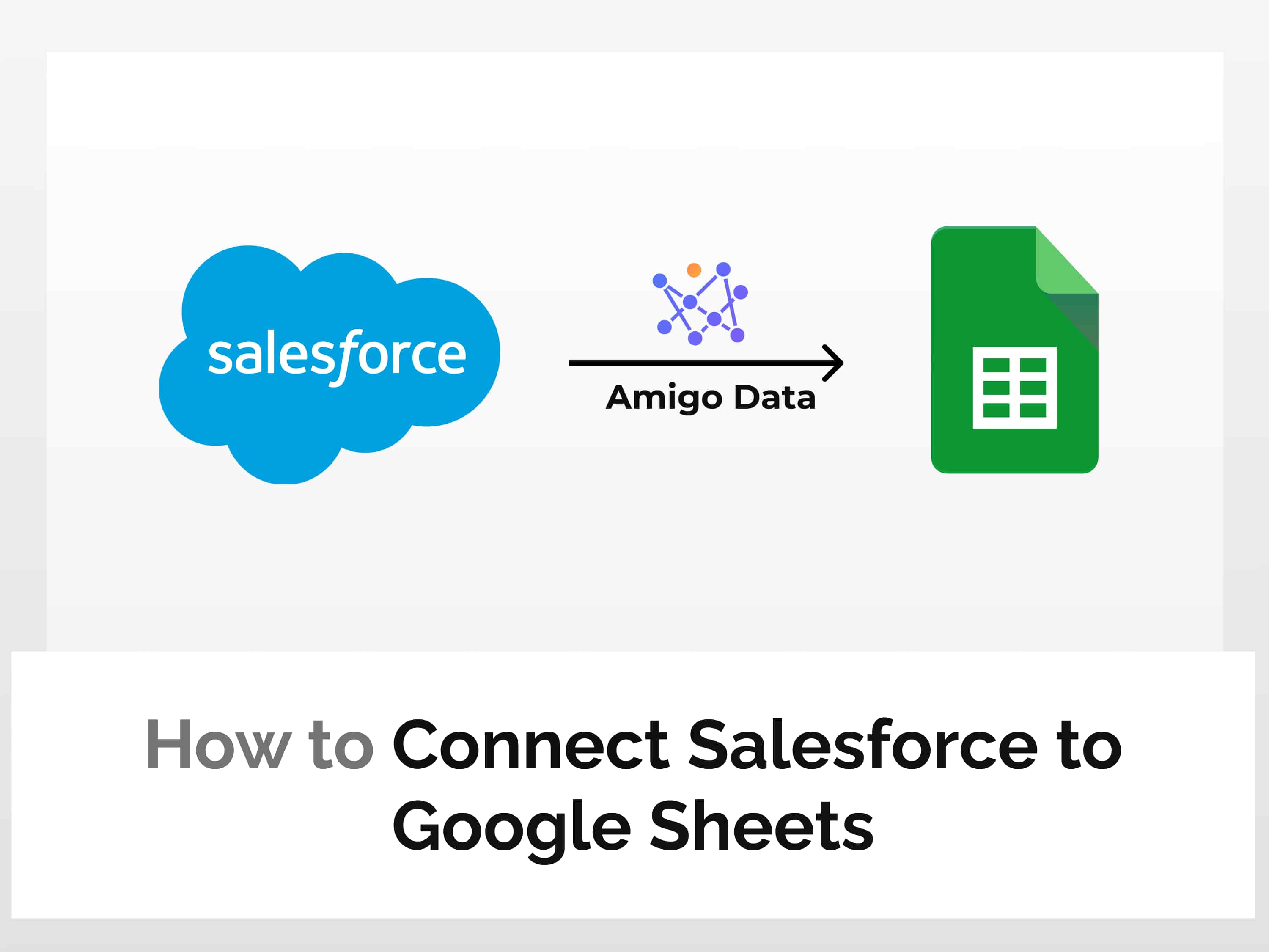 How to connect Salesforce to Google Sheets
